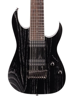 Ibanez Prestige RG5328 8 String Guitar w/ Case Lightning Through Dark